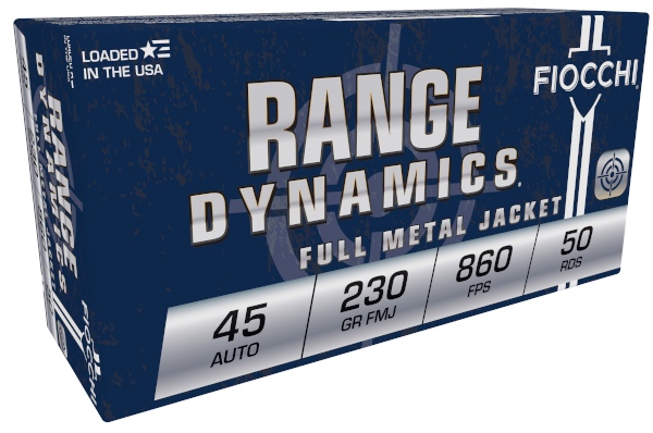 Fiocchi FIOCCHI 45 ACP FMJ 860FPS 230Gr 50rd