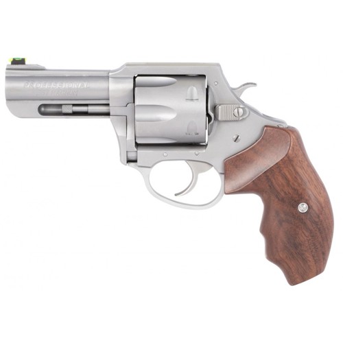 CHARTER ARMS Professional V 357 Mag 3 6rd Revolver  Stainless w Contoured Walnut Grips