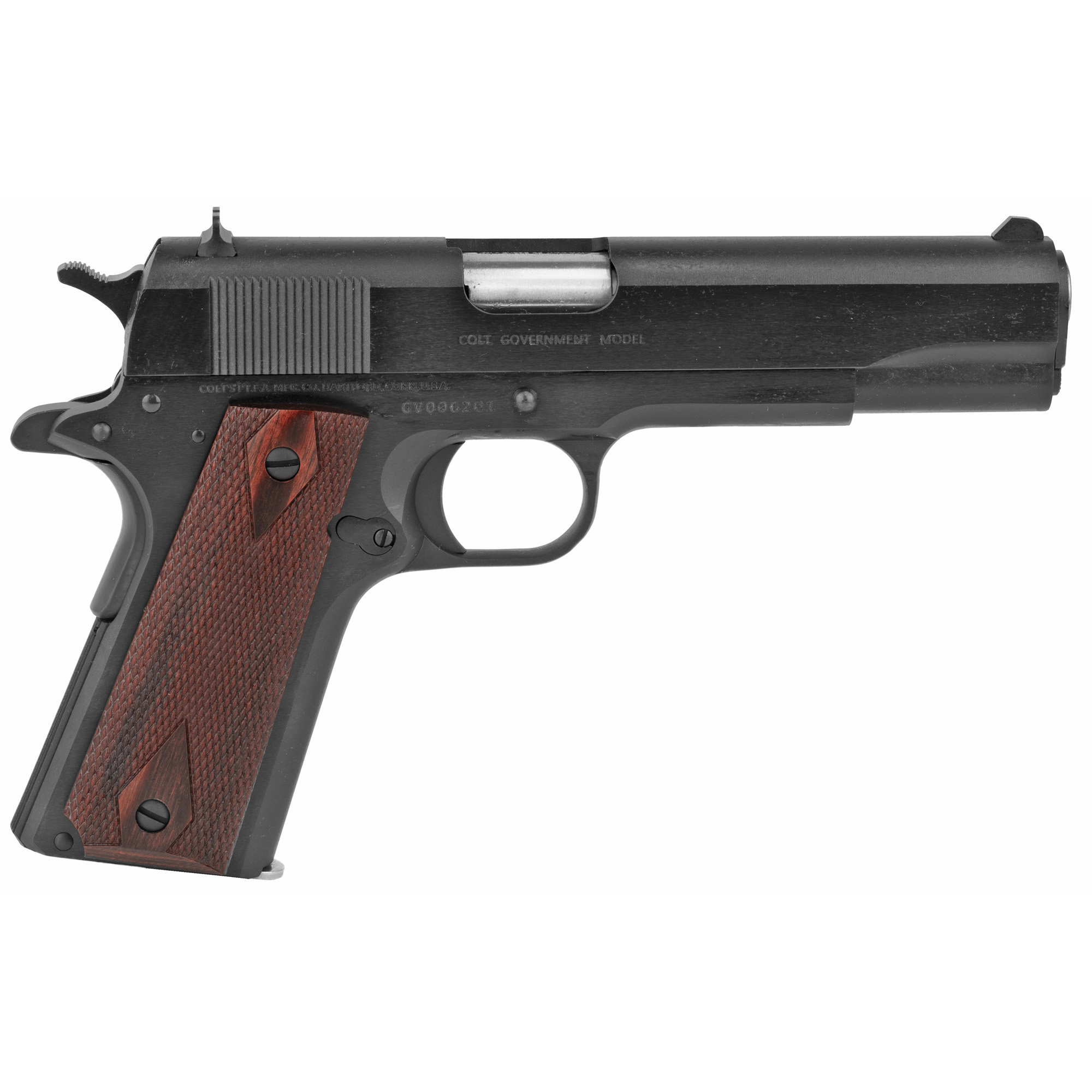 COLT 1911 Government 38 Super 5" 9rd - Blued & Brown