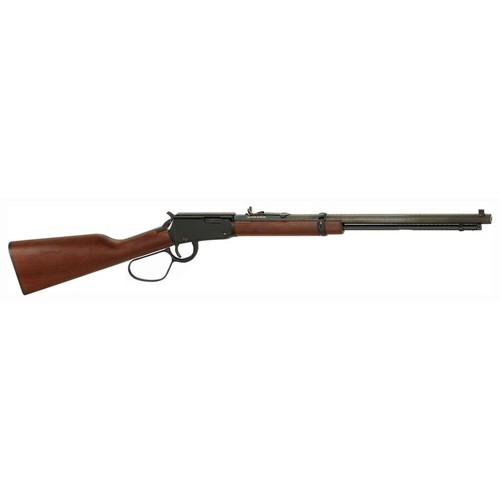 HENRY Large Loop 17 HMR 20 11rd Lever Action Rifle w Octagon Barrel  Blued  Walnut