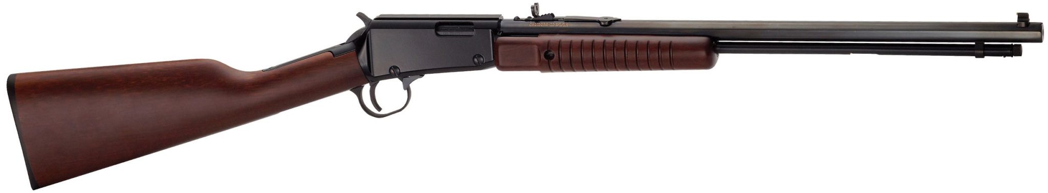 HENRY Pump Action 22LR 20" 21rd w/ Octagon Barrel - American Walnut / Blued