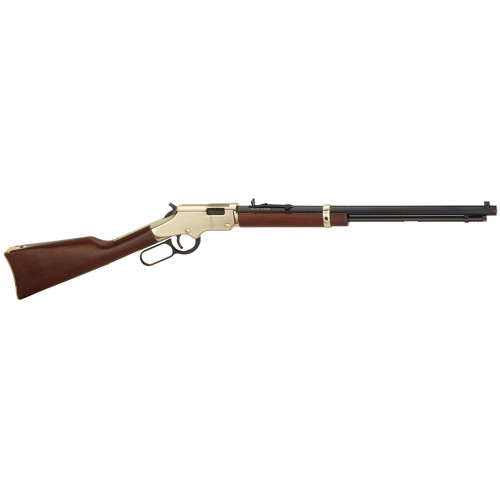 Henry Golden Boy 22 LR 20 16rd Lever Action Rifle w Octagon Barrel  Brass  Blued  Walnut