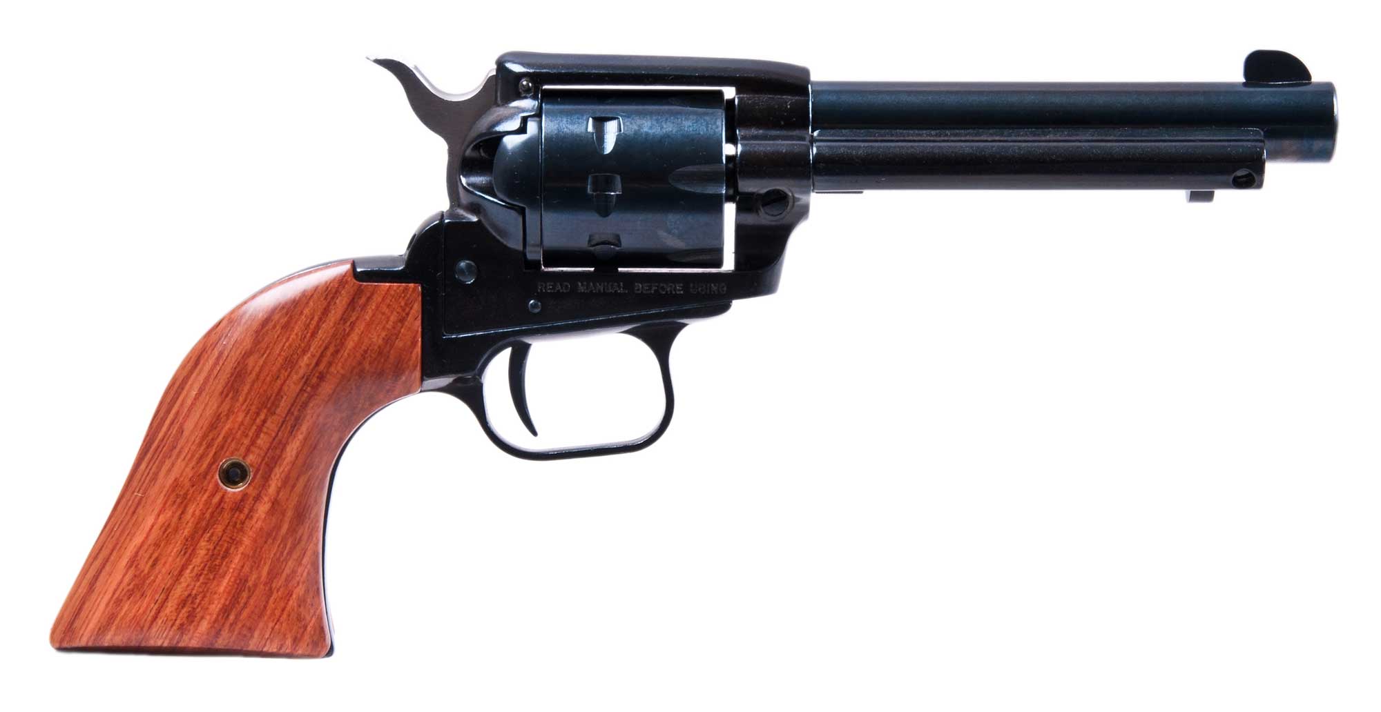 HERITAGE Rough Rider 22 LR / Mag 4.75" 9rd Single Action Revolver - Black