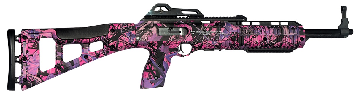 HI-POINT 995TS 9mm 16.5" 10rd Semi-Auto Rifle - Black / Pink Camo