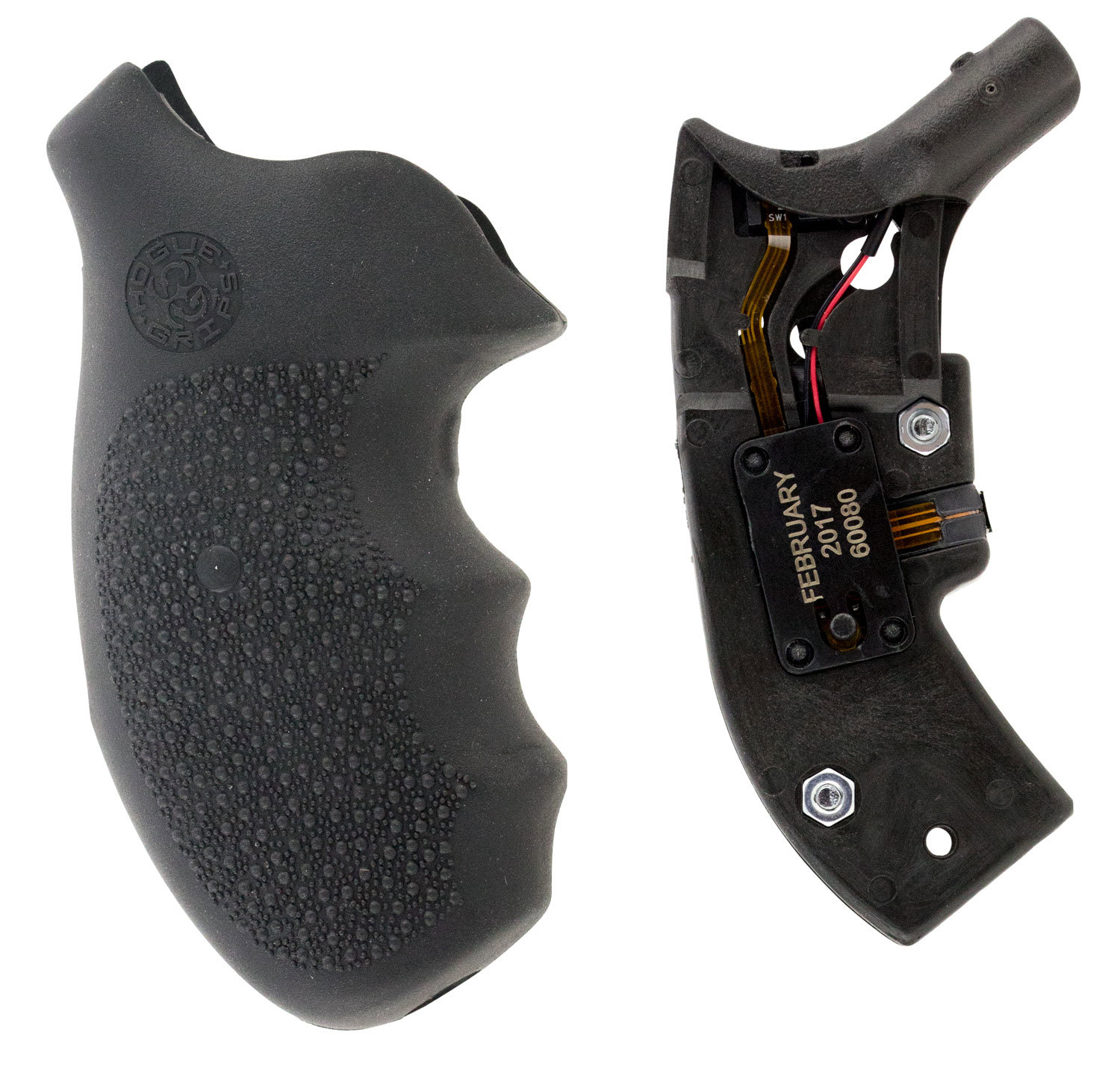 Hogue HOGUE Laser Enhanced Grip Red Laser SW J Rnd Black