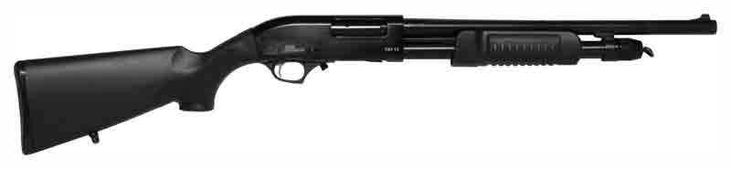 IVER JOHNSON PAS12 12 Gauge 3" 18" 4rd Pump Shotgun - Black Synthetic