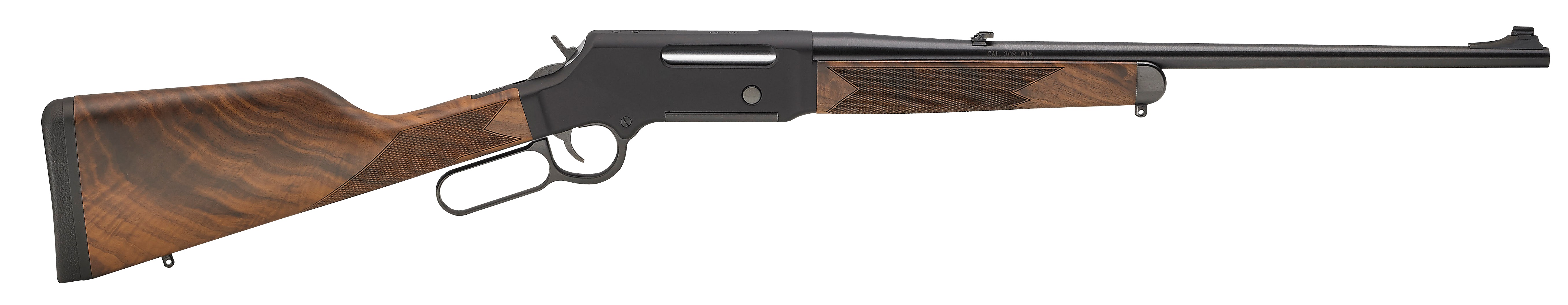 HENRY Long Ranger 308 Win 20" 4rd Lever Rifle - Black | Walnut