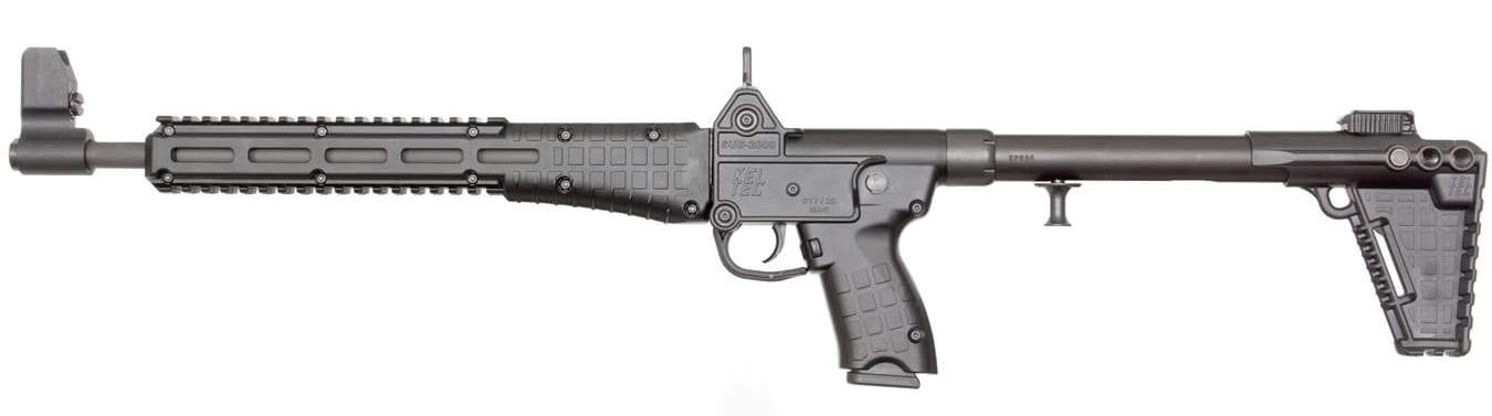 KELTEC SUB-2000 Gen2 9mm 16.3" 15rd Semi-Auto Rifle w/ Glock 19 Mags & Folding Stock | Black