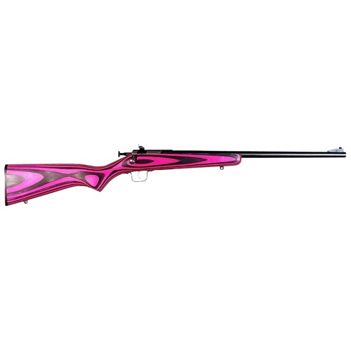 KEYSTONE Crickett 22 LR 161 Bolt Rifle  Blued  Pink Laminate