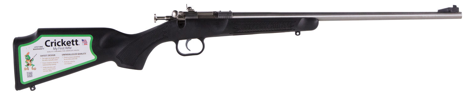 KEYSTONE Crickett 22WMR 16.12" Single Shot Bolt Rifle - Stainless / Synthetic