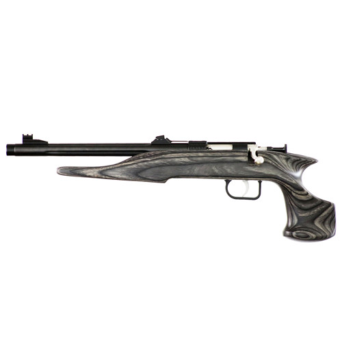 KEYSTONE Chipmunk 22 WMR 105 Single Shot Bolt Pistol w Threaded Barrel  Black w Laminate Stock