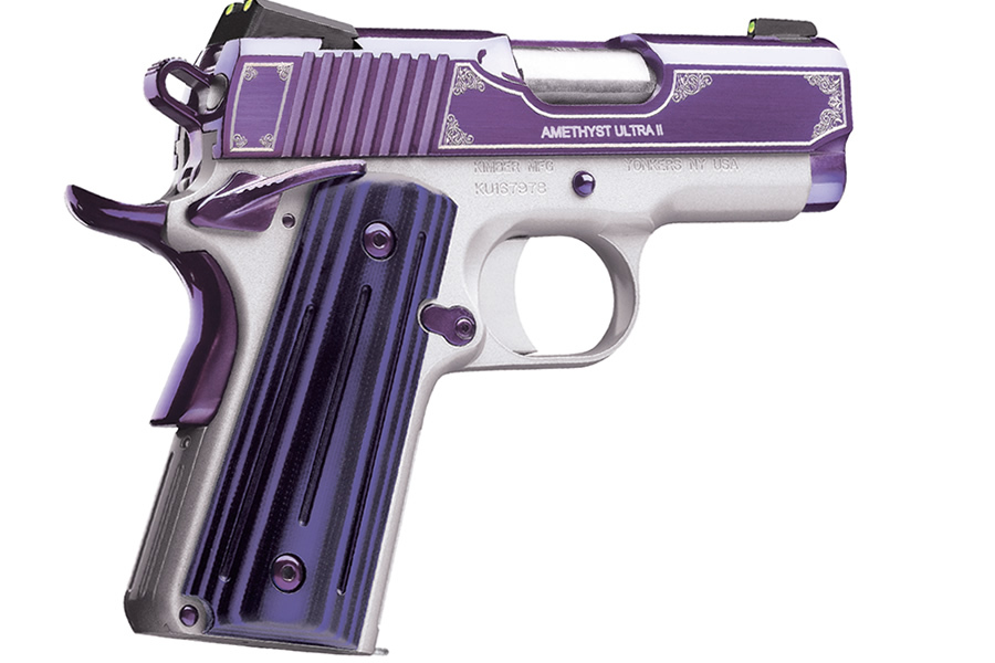 KIMBER Amethyst Ultra II 1911 9mm 3" 8rd Pistol w/ Night Sights | Purple PVD