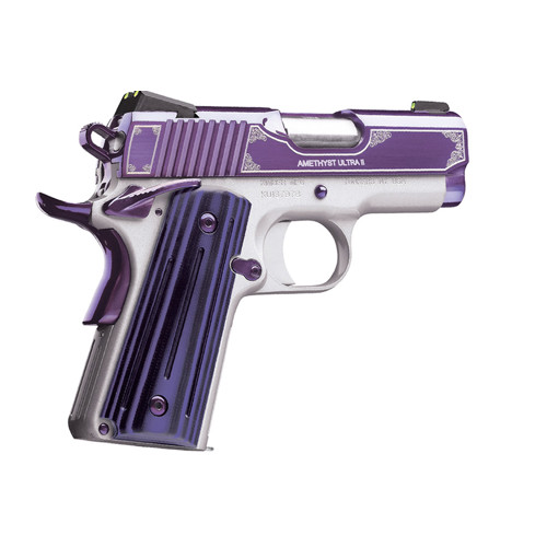 KIMBER Amethyst Ultra II 1911 9mm 3 8rd Pistol w Night Sights  Purple PVD