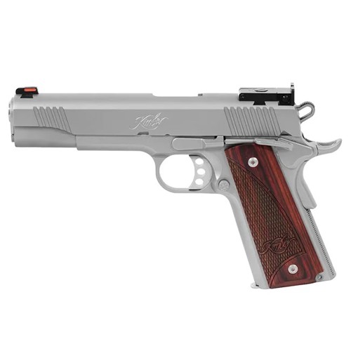 KIMBER Target II 1911 9mm 5 9rd Pistol  Stainless w Rosewood Grips