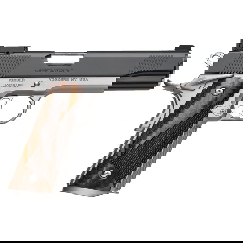 KIMBER Super Match II 45 ACP 8 8rd Pistol  TwoTone  Walnut Grips