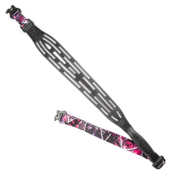 LimbSaver LIMBSAVER Kodiak-Lite Rifle Sling STD Swivel- Black/Muddy Girl