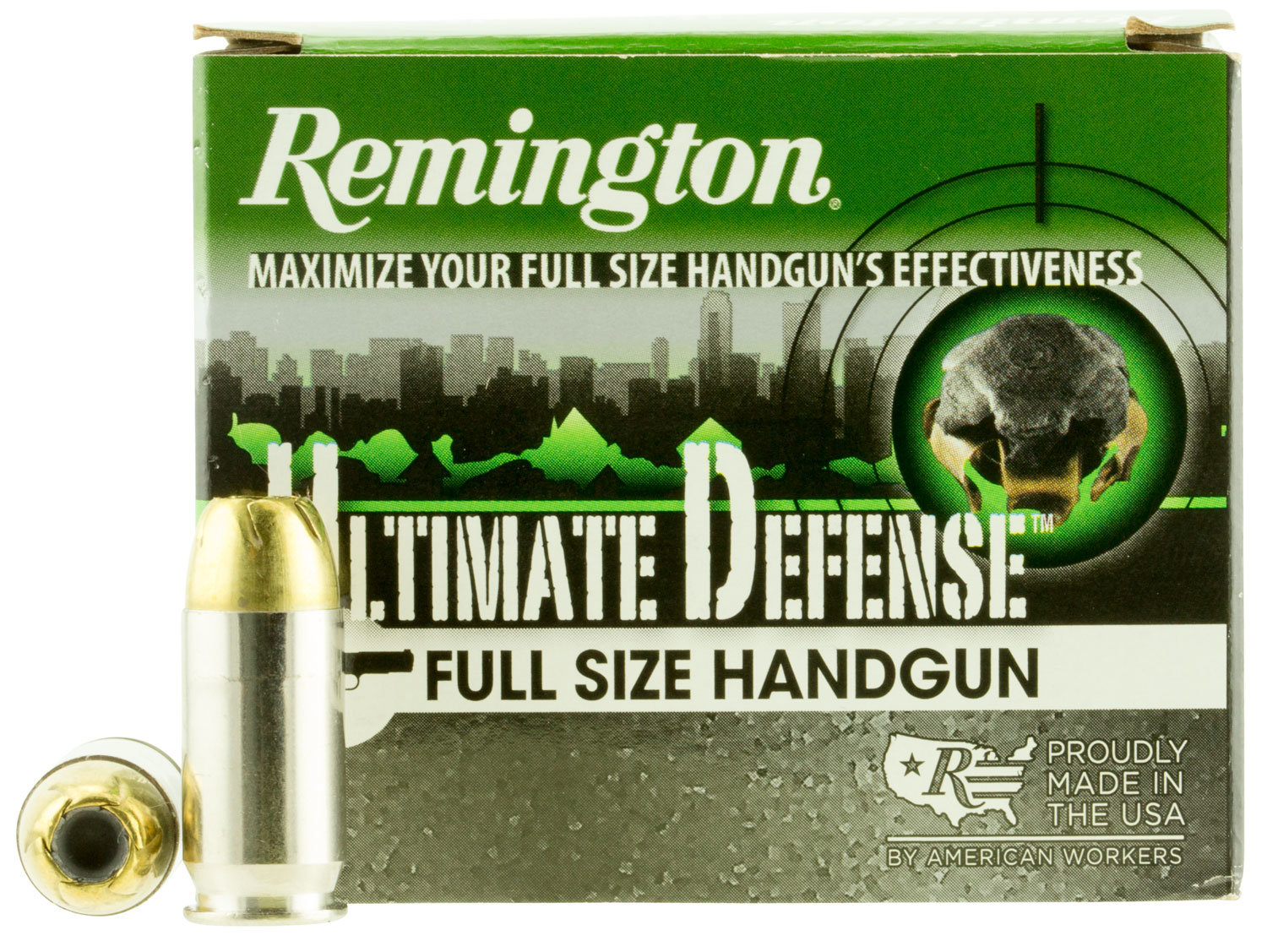 Remington REMINGTON Ultimate Defense 45ACP +P 185gr Brass Jacket Hollow Point Ammunition | 20 Rounds