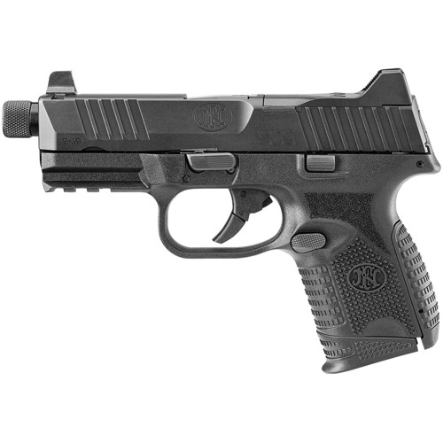 FN AMERICA 509 Compact Tactical 9mm 43 24rd Pistol w Threaded Barrel  Night Sights  Black