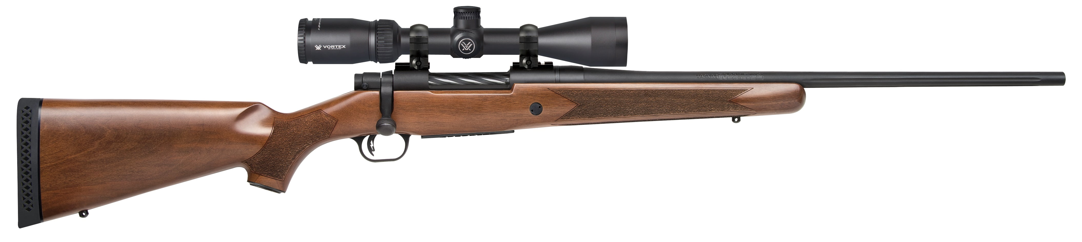 MOSSBERG Patriot 270 Win 22" 5rd Bolt Action Rifle w/ Vortex 3-9x40mm Scope - Black / Walnut