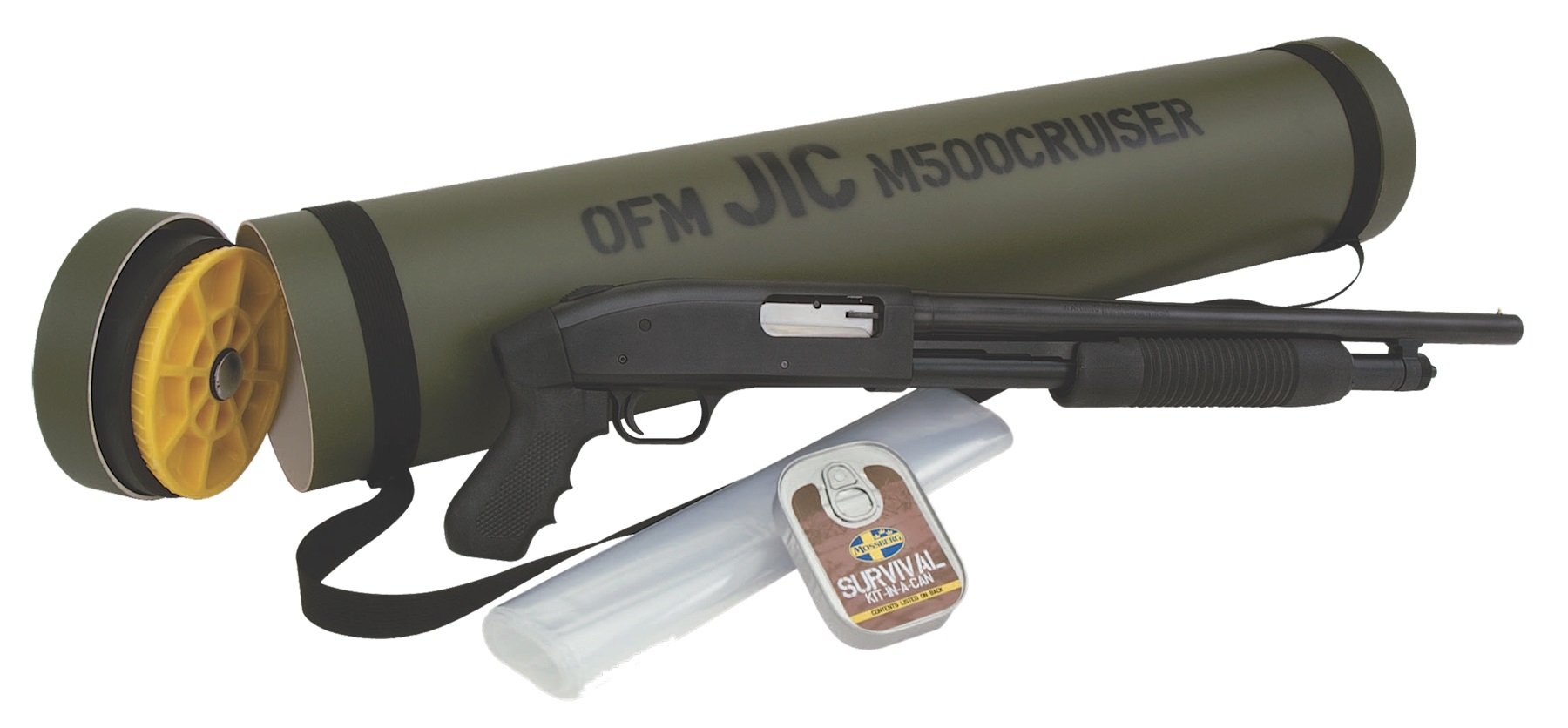 MOSSBERG 500 Tactical "Just In Case" 12 Gauge 18.5" 6rd Pump Shotgun - Black
