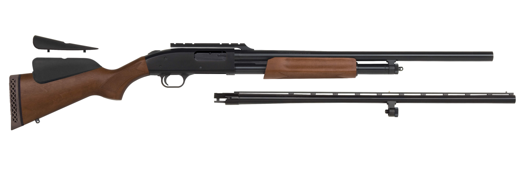 Mossberg 54342 500 Turkey 20 Gauge 5+1 3″ 20″, Mossy Oak Greenleaf, Optic Cut Rec, Synthetic Furniture, Fiber Optic Front Sight, X-Factor Ported Choke, Includes Holosun Red Dot | USA Gun Store