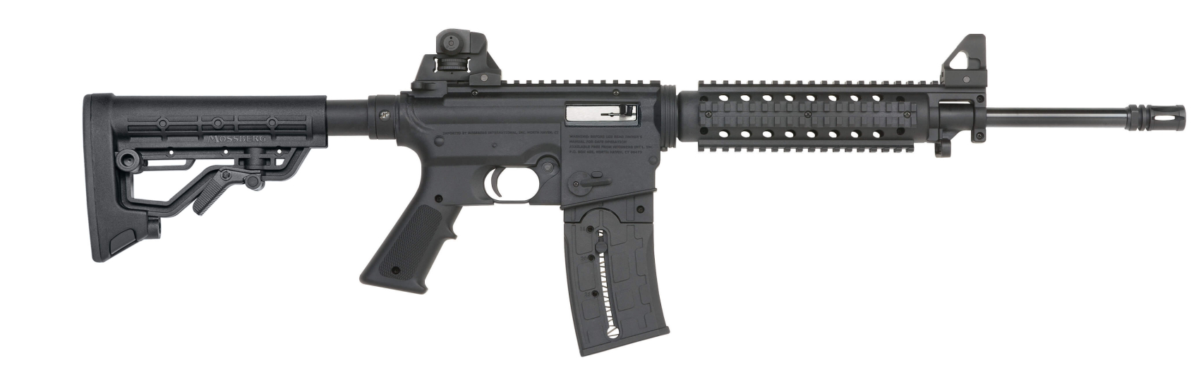 MOSSBERG 715T 22 LR 16.25" 25rd Semi-Auto AR15 Rifle w/ Threaded Barrel - Black
