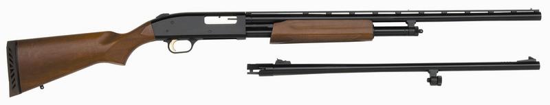 MOSSBERG 500 Field/Deer Combo 20 Gauge 24/26" 6rd Pump Shotgun - Blued | Wood