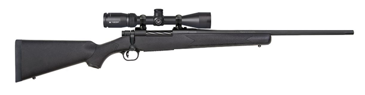 MOSSBERG Patriot 30-06 Springfield 22" 5rd Bolt Rifle w/ Fluted Barrel & Vortex 3-9x40 Scope - Black