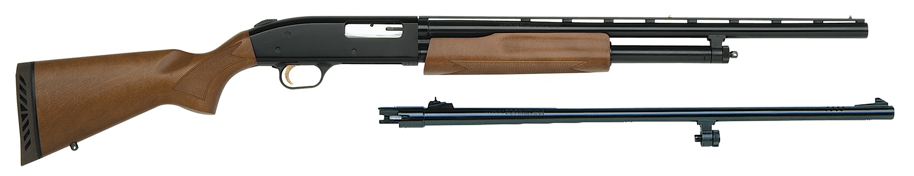 MOSSBERG 500 Compact Bantam Field / Deer 20 Gauge 3" 22" 5rd Pump Shotgun - Wood / Black