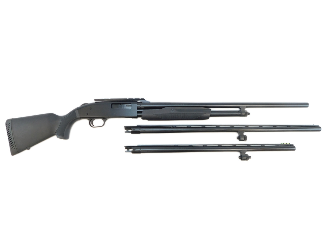 MOSSBERG 500 3-Barrel Combo 20 Gauge 3" 22", 24", 26" 5+1 Pump Shotgun - Black Synthetic