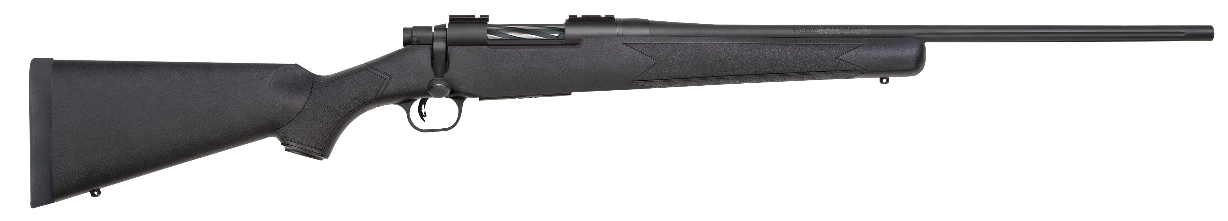 MOSSBERG Patriot 308 Win 22" 5rd Bolt Rirlfe w/ Fluted Barrel - Black Synthetic