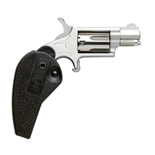 NAA Sidewinder 22WMR 1.125" 5rd Mini-Revolver - Stainless w/ Holster Grip