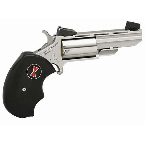 NAA Black Widow 22 WMR 2 5rd Mini Revolver  Stainless