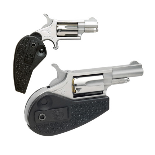 NAA 22LR 16 5rd Mini Revolver w Holster Grip  Stainless