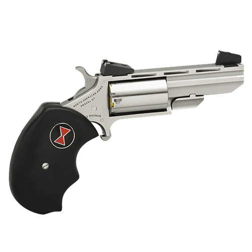 NAA Black Widow 22LR 2 5rd Mini Revolver  Stainless