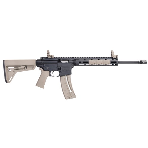 SMITH  WESSON MP1522 Sport 22LR 165 25rd SemiAuto AR15 Rifle  Black  FDE