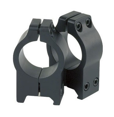 Nikko Sterling NIKKO STERLING Platinum 1" Medium Scope Rings | Black