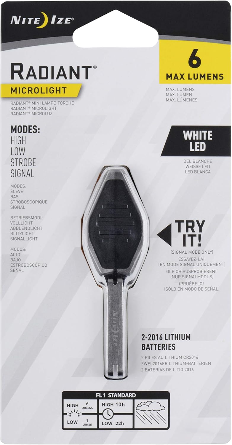 Nite Ize NITE IZE LED Microlight Black Body UV L
