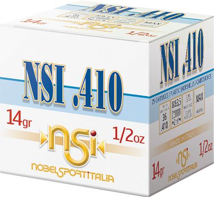 Nobel Sport Italia NOBEL AMMO 410 2.5" 1/2oz 8 SHOT
