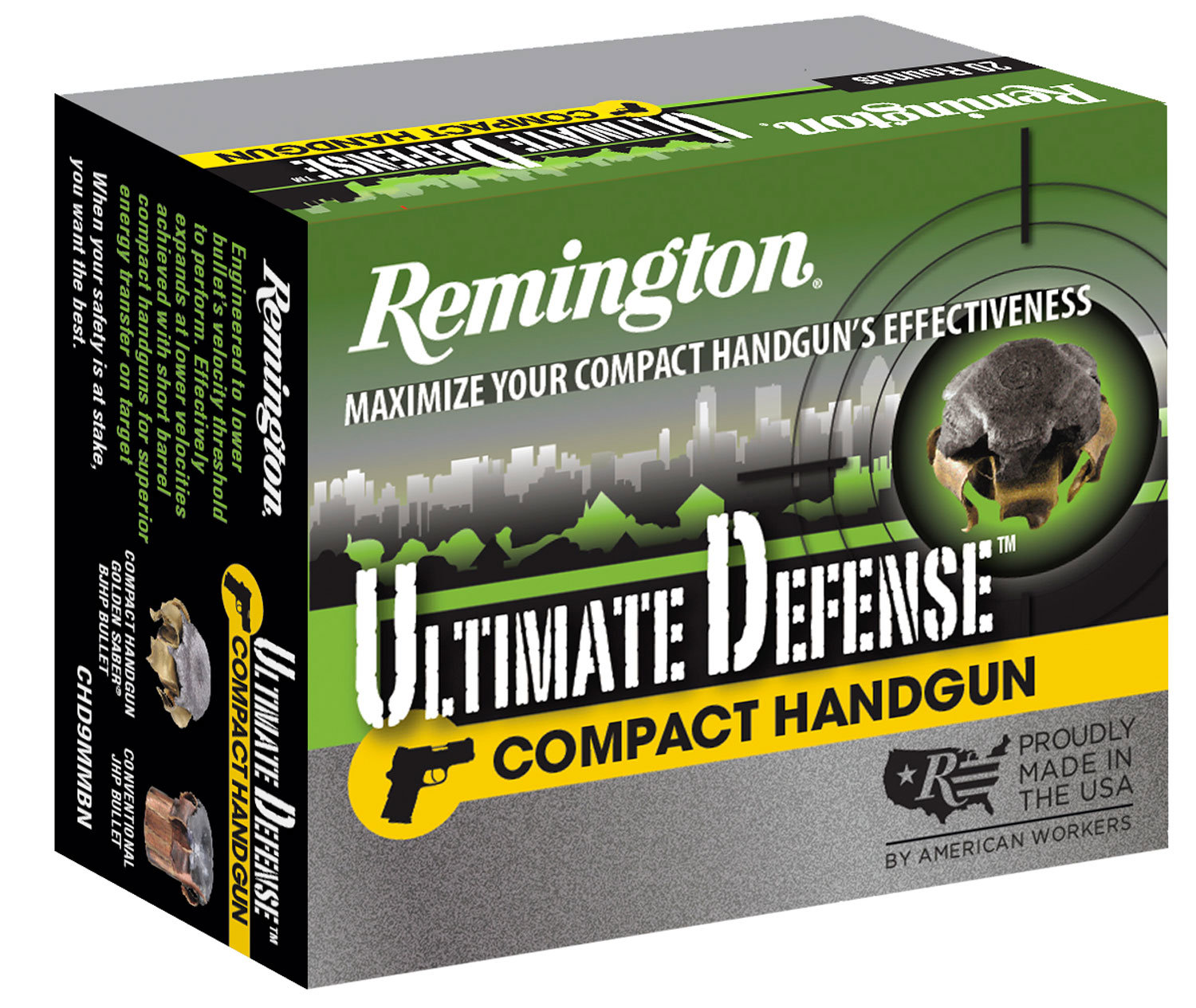 Remington REMINGTON 40 SW Ultimate Defense Compact BJHP 180Gr 20rd