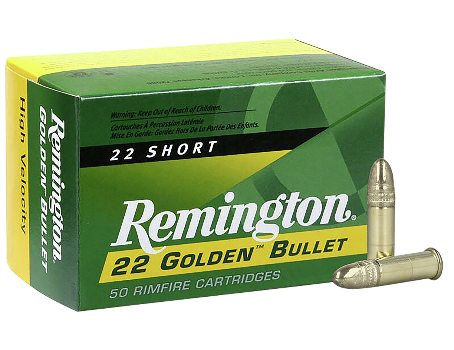 Remington REMINGTON 22 Short Golden Bullet High Velocity 29GR 50rd