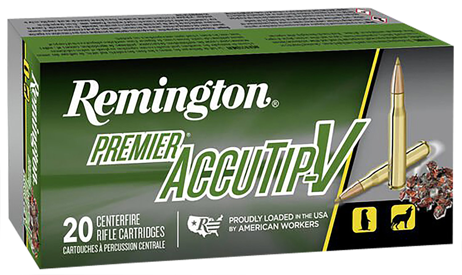 Remington REMINGTON 17 Rem Fireball Premier AccuTip-V 20Gr 20rds