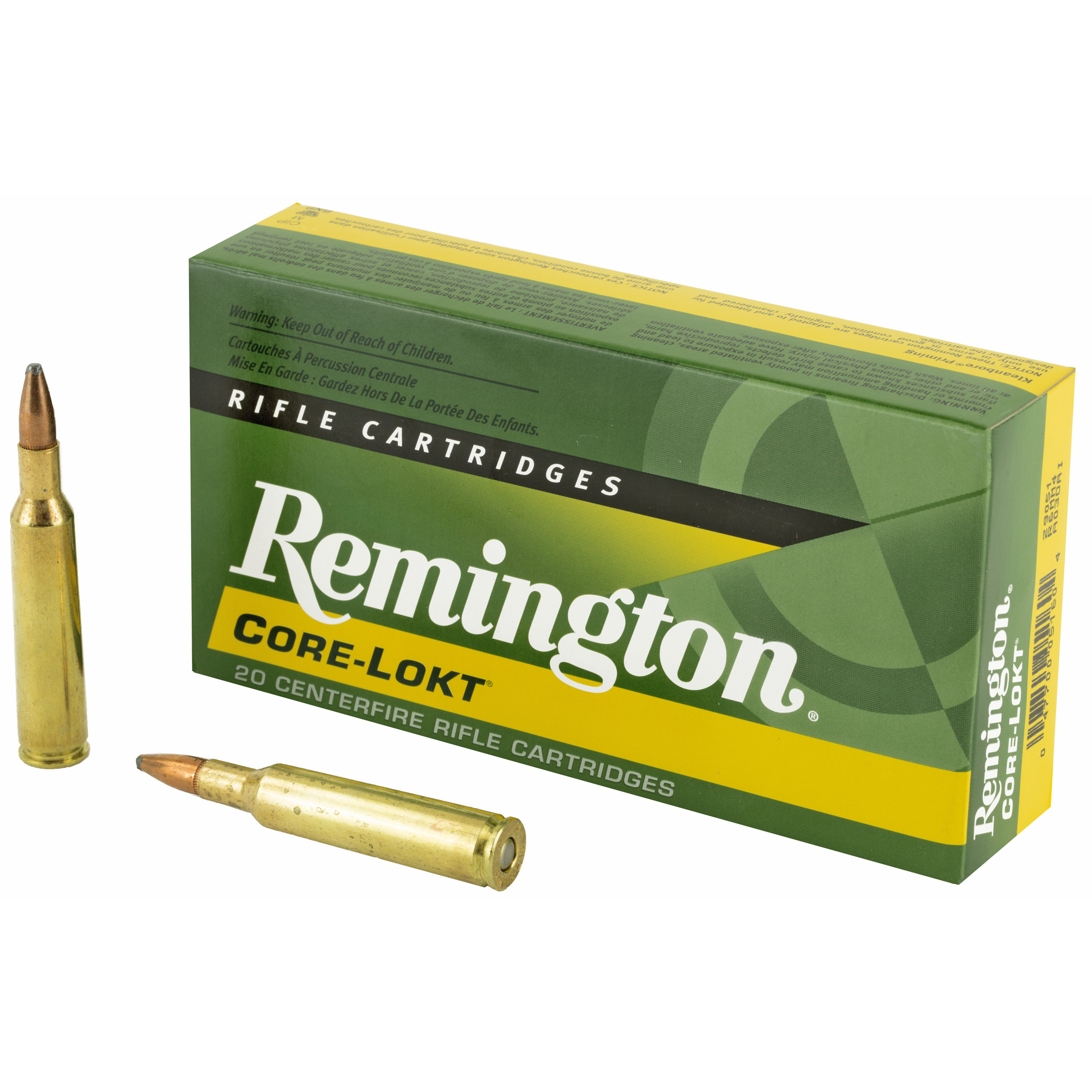 Remington REMINGTON Core-Lokt 6mm Rem 100gr Pointed Soft Point Ammunition | 20 Rounds
