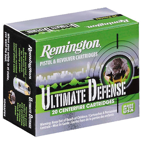 Remington REMINGTON Ultimate Defense FS Handgun 45 ACP 230 gr Jacketed Hollow Point Ammunition | 20 Rounds