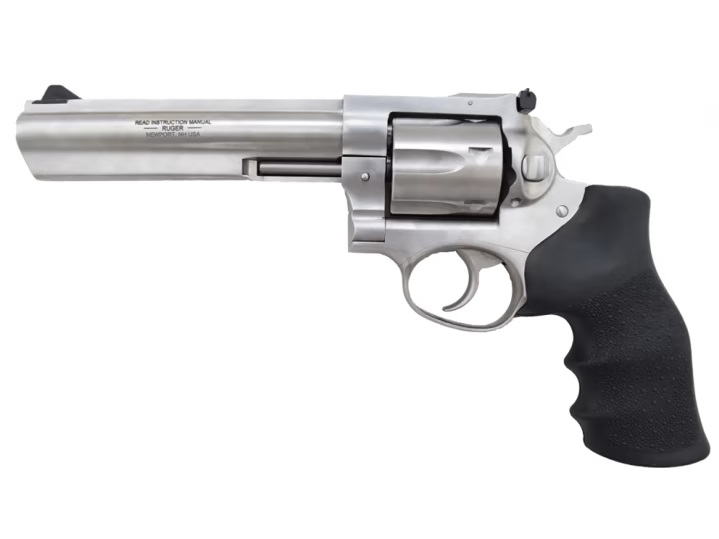 RUGER GP100 357 Mag / 38 Special 6" 6rd Revolver | Stainless w/ Rubber Grips