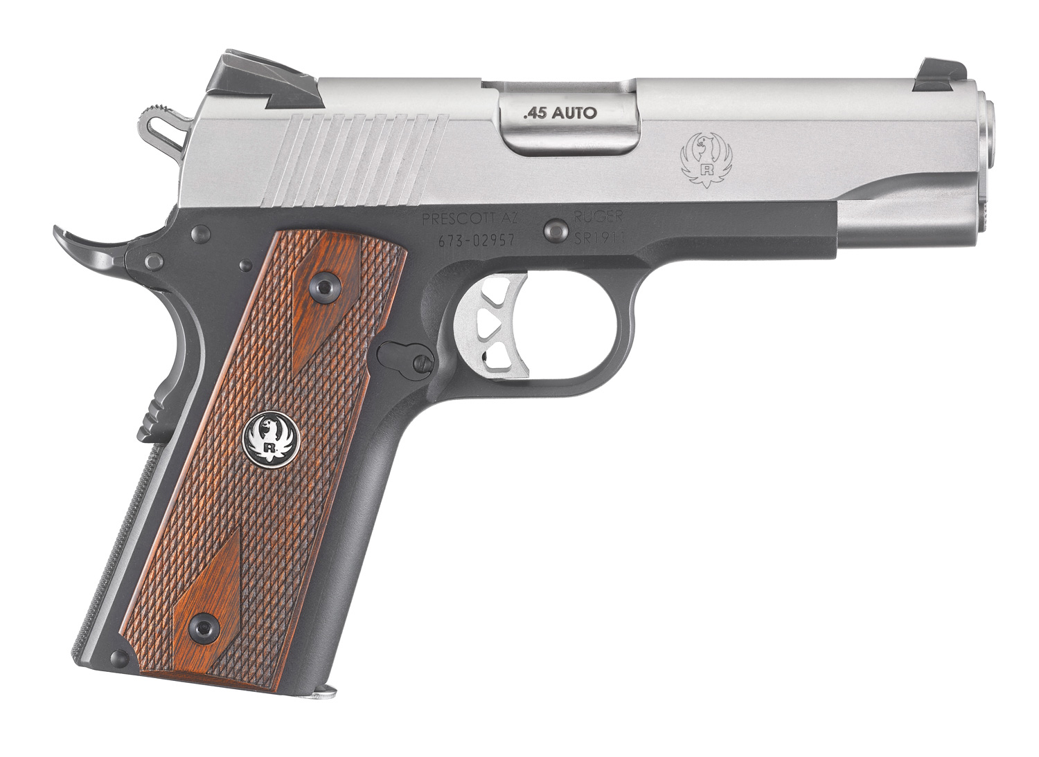 RUGER SR1911 45ACP 4.25" 7+1 Pistol - Two-Tone