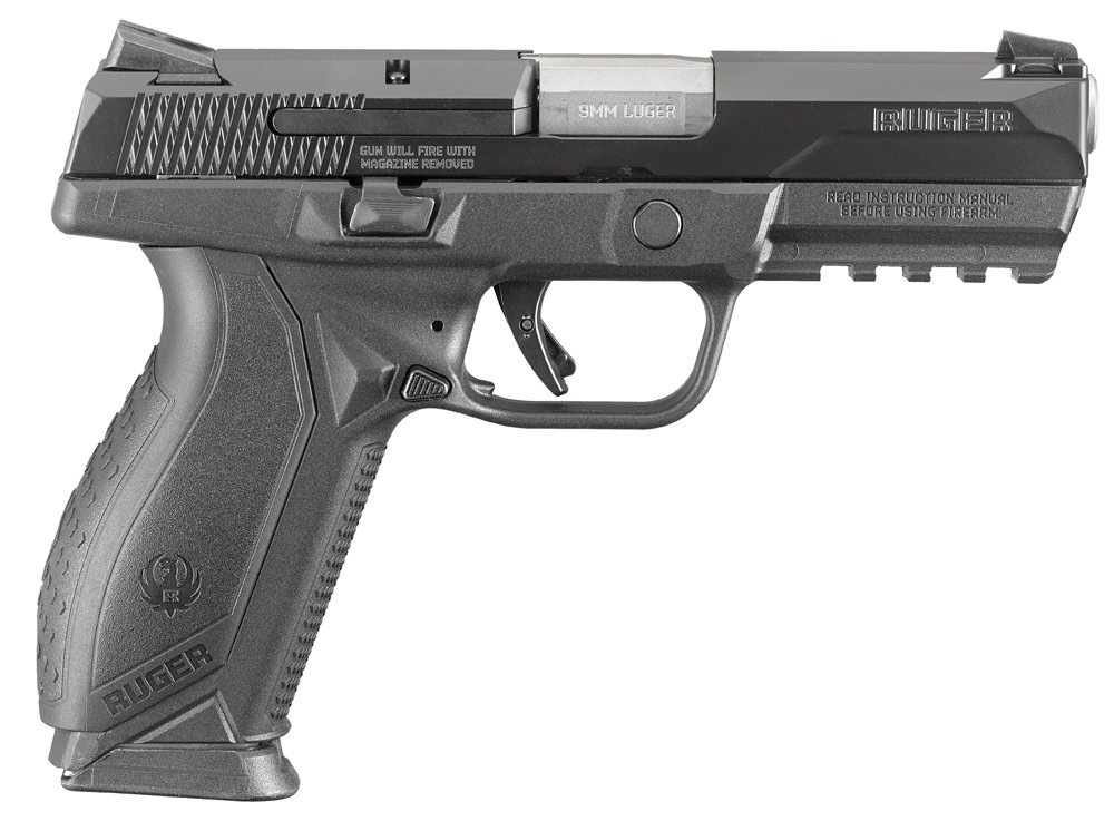 RUGER AMERICAN 9mm 4.2" 17rd Pistol - Black