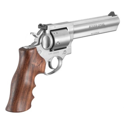 RUGER GP100 Talo Exclusive 357 Mag  38 Special 6 6rd Revolver  Stainless  Walnut