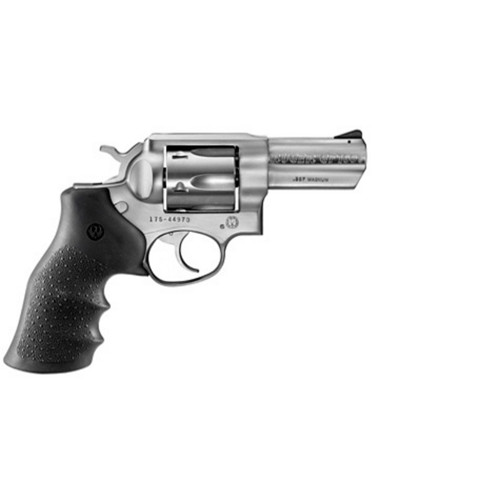 RUGER GP100 357 Mag  38 Special 3 6rd Revolver  Stainless  Rubber Grips