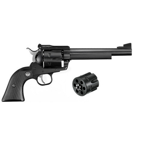 RUGER Blackhawk Convertible 357 Mag  9mm 65 6rd Revolver  Black
